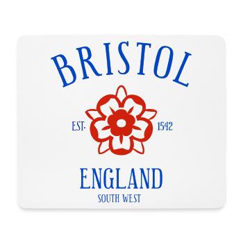 BRISTOL Angleterre - Tapis de souris (format paysage) - blanc - Devant