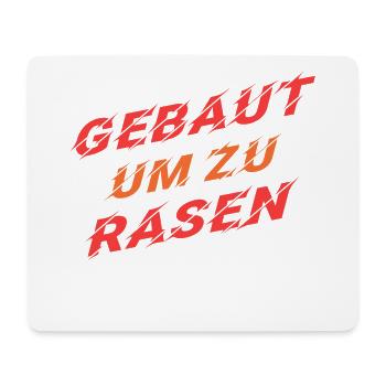 Rennsport Autoliebhaber Auto Statement Raser - Mousepad (Querformat) - Weiß - Vorne