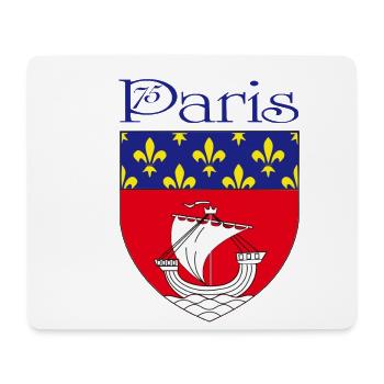 Paris - Mousepad (Querformat) - Weiß - Vorne