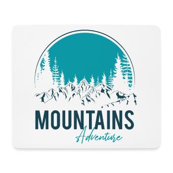 Mountains Adventure - Mouse Pad (horizontal) - white - Front
