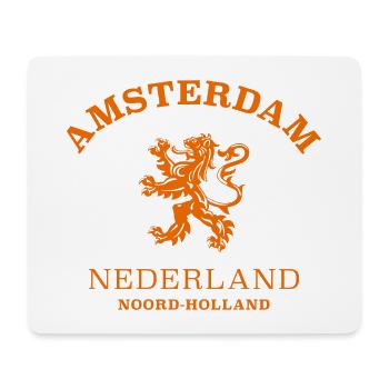 AMSTERDAM Nederland Niederlande Pays-Bas - Tapis de souris (format paysage) - blanc - Devant