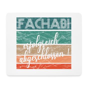Fachabitur Fachabi Schulabschluss Geschenk - Mousepad (Querformat) - Weiß - Vorne