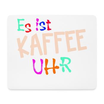 Kaffeeliebhaber Kaffeetrinker Kaffe Statement - Mousepad (Querformat) - Weiß - Vorne