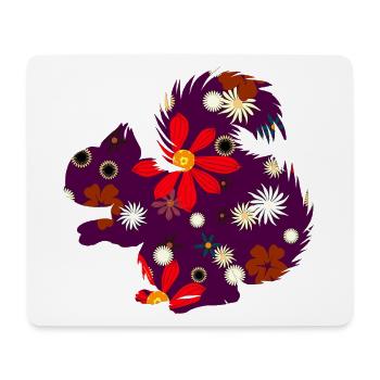 Herbstoutfit freizeit, eichhörnchchen design - Mousepad (Querformat) - Weiß - Vorne