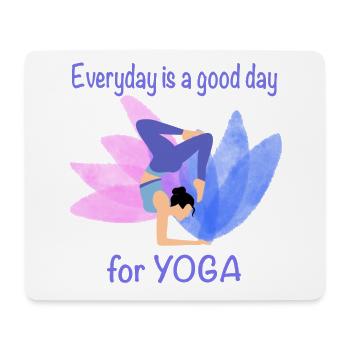 Yoga - Mouse Pad (horizontal) - white - Front