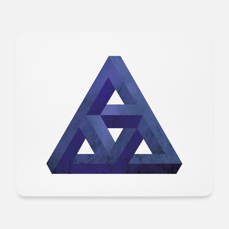 Individuelle Prisma Illusion - Mousepad (Querformat) - Weiß