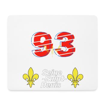 Seine saint denis - Tapis de souris (format paysage) - blanc - Devant