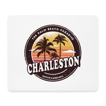 Charleston South Carolina Beach Design - Mouse Pad (horizontal) - white - Front