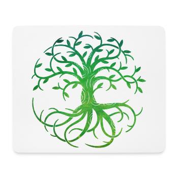 Celtic Tree of Life - Mouse Pad (horizontal) - white - Front