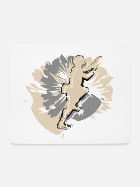 Valentine's Day climbing for men - Mouse Pad (horizontal) - white