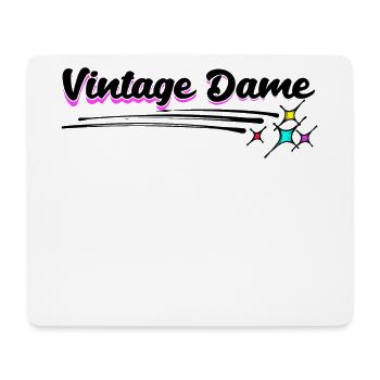 Grand-mère Vieille Femme Vintage Grand-mère Déclaration - Tapis de souris (format paysage) - blanc - Devant