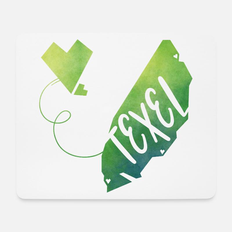 Texel - Mousepad (Querformat) - Weiß