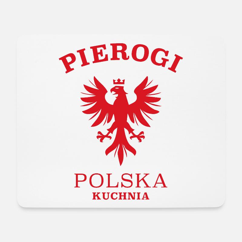 PIEROGI Polen Polska Poland - Mousepad (Querformat) - Weiß
