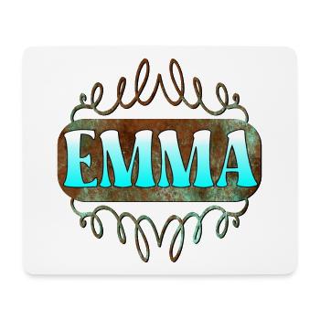 Name Day Gifts Daughter Emma - Mouse Pad (horizontal) - white - Front