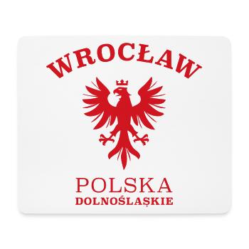 WROCLAW, Breslau, Polen, Polska, Pologne - Tapis de souris (format paysage) - blanc - Devant