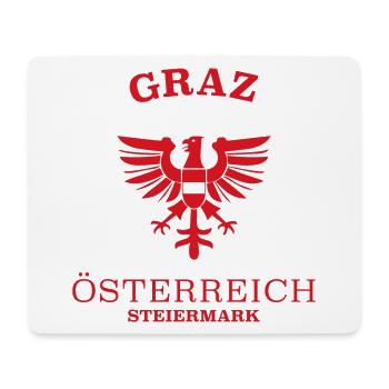 GRAZ Österreich Austria - Mouse Pad (horizontal) - white - Front