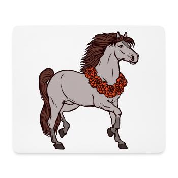 Cool Horses Gallop Icelandic Horses Horse Fan - Mouse Pad (horizontal) - white - Front
