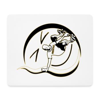 Skateboard in Freestyle - Mouse Pad (horizontal) - white - Front