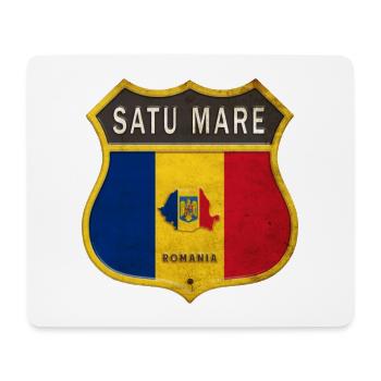 Motif écusson Satu Mare Romania - Tapis de souris (format paysage) - blanc - Devant
