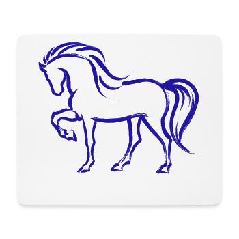 Cool Pferde Islandpferde Stute Pferdeliebe - Mousepad (Querformat) - Weiß - Vorne