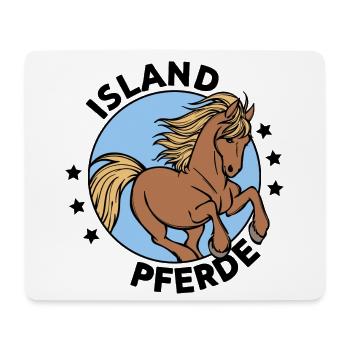 Stute Pferde Statement Islandpferde Pferdefan - Mousepad (Querformat) - Weiß - Vorne