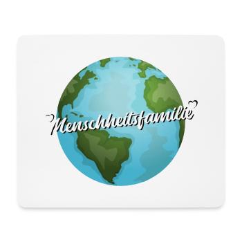 Menschheitsfamilie Friedensbewegung - Mousepad (Querformat) - Weiß - Vorne