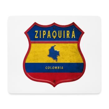 Écusson Zipaquira Colombia - Tapis de souris (format paysage) - blanc - Devant