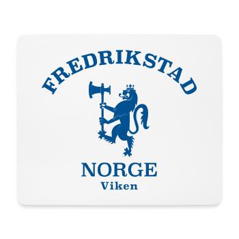 FREDRIKSTAD Norwegen Norway Norge - Mouse Pad (horizontal) - white - Front
