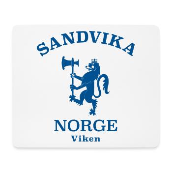 SANDVIKA Norwegen Norvège Norge - Tapis de souris (format paysage) - blanc - Devant