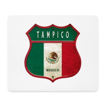 Motif écusson Tampico Mexico - Tapis de souris (format paysage) - blanc - Devant
