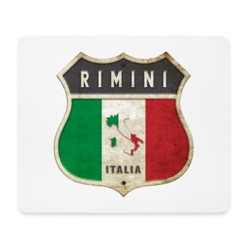 Rimini Italien Wappen Flaggen Design - Mousepad (Querformat) - Weiß - Vorne