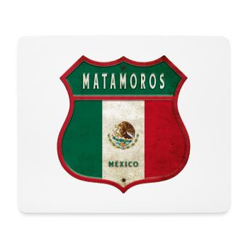 Écusson Matamoros Mexico - Tapis de souris (format paysage) - blanc - Devant