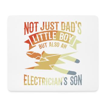 Electrician Boy - Mouse Pad (horizontal) - white - Front