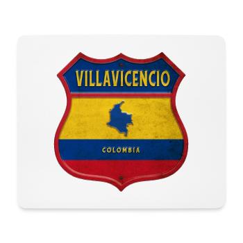 Écusson Villavicencio Colombia - Tapis de souris (format paysage) - blanc - Devant