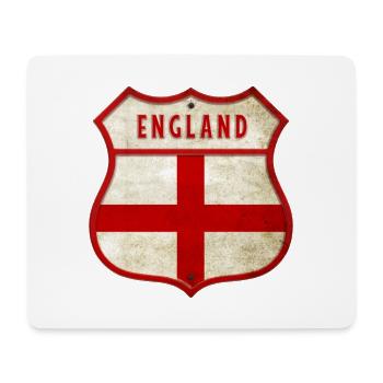 England Flaggen Wappen - Mousepad (Querformat) - Weiß - Vorne