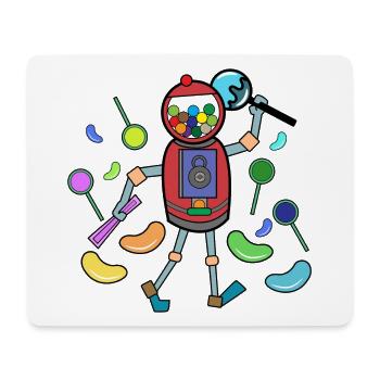 Süßigkeiten Nachspeise Naschen Bonbon Naschkatzen - Mousepad (Querformat) - Weiß - Vorne