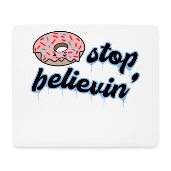 Süßigkeiten Lecker Donut Nachspeise Statement - Mousepad (Querformat) - Weiß - Vorne