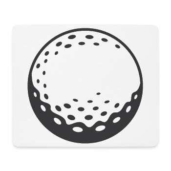 Golf Golfer Golfen Symbol Geschenk Idee - Mousepad (Querformat) - Weiß - Vorne
