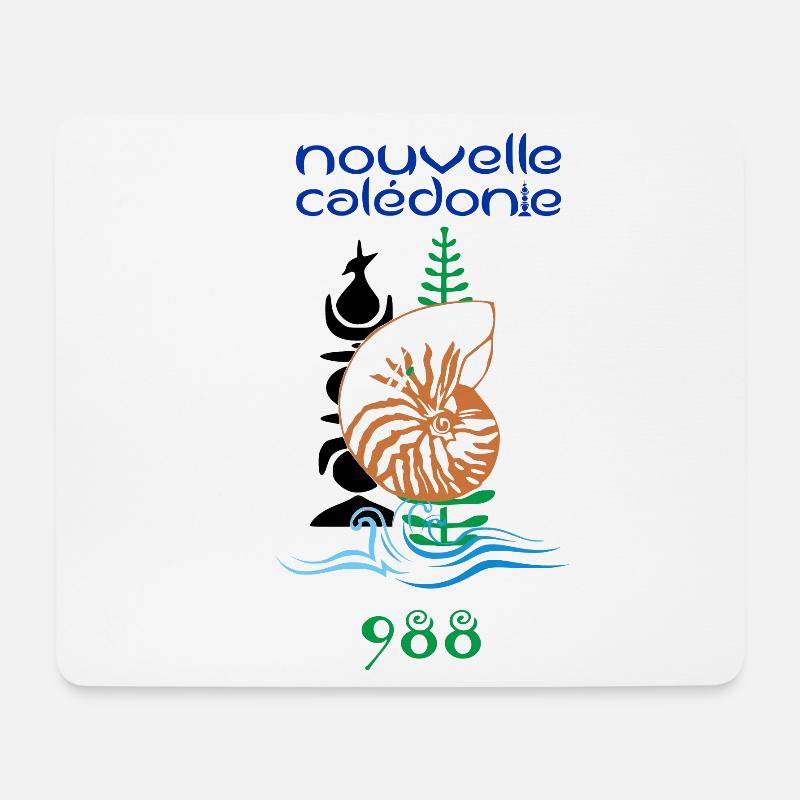Nouvelle Calédonie - Tapis de souris (format paysage) - blanc