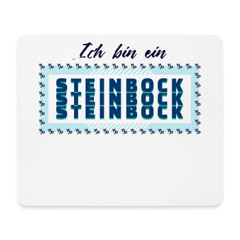 Tierkreiszeichen Steinbock Statement Horoskop - Mousepad (Querformat) - Weiß - Vorne
