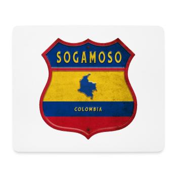 Écusson Sogamoso Colombia - Tapis de souris (format paysage) - blanc - Devant
