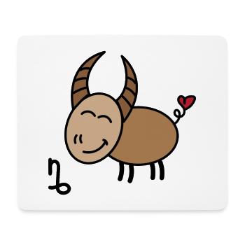 Horoskop Steinbock Astronomie Galaxie Astrologie - Mousepad (Querformat) - Weiß - Vorne