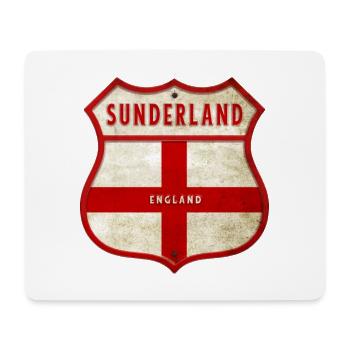 Sunderland England Wappen - Mousepad (Querformat) - Weiß - Vorne