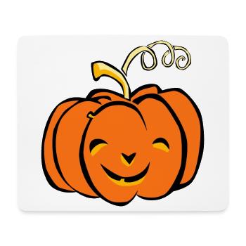 Pumpkin Autumn Halloween Design Orange - Mouse Pad (horizontal) - white - Front