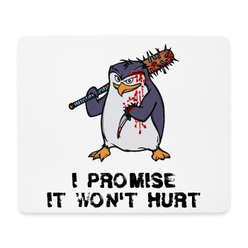 Penguin Statement Antarctica Animal Seabird Zoo - Mouse Pad (horizontal) - white - Front