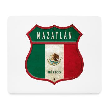 Mazatlán Mexiko Wappen Design - Mousepad (Querformat) - Weiß - Vorne