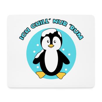 Süß Pinguin Seevogel Arktis Tier Schnee Vogel Eis - Mousepad (Querformat) - Weiß - Vorne