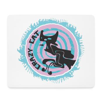 Unusual cat design - Mouse Pad (horizontal) - white - Front