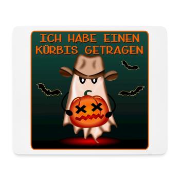 KÜRBIS TRAGEN - Mousepad (Querformat) - Weiß - Vorne