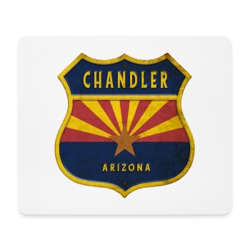 Motif du drapeau de l'Arizona de Chandler - Tapis de souris (format paysage) - blanc - Devant
